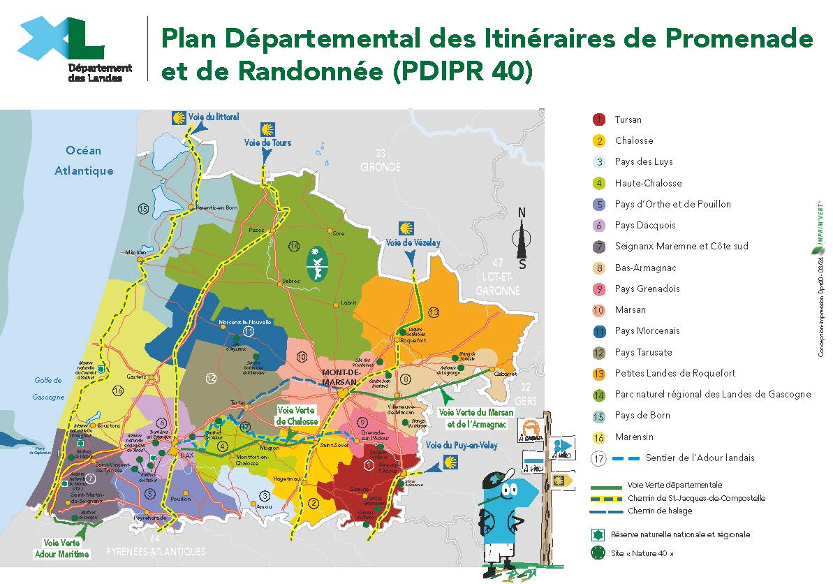 Plan départemental des itinéraires de promenade et de randonnées